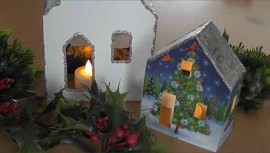 Christmas Card Houses